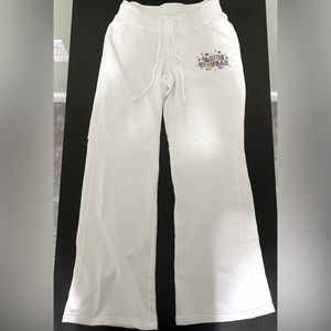 PacSun White Flare Sweatpants